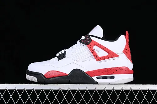 All categories Air Jordan Jordan series basketball shoes Air Jordan 4 LW version Air Jordan 4 Red "Cement" AJ4 Joe 4 red cement reverse flame red DH6927-161